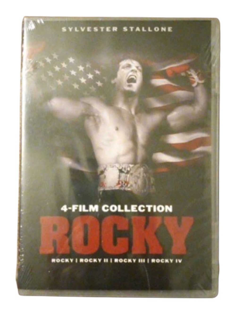 Rocky 4-Film Collection DVD - Black & Red Cover